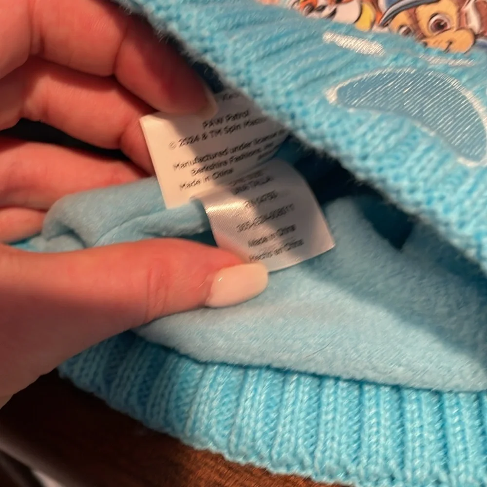 Nickelodeon paw patrol beanie snow hat